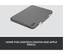 LOGITECH Rugged 10.9” iPad (10th gen & A16) Keyboard Case - Grey thumbnail 8
