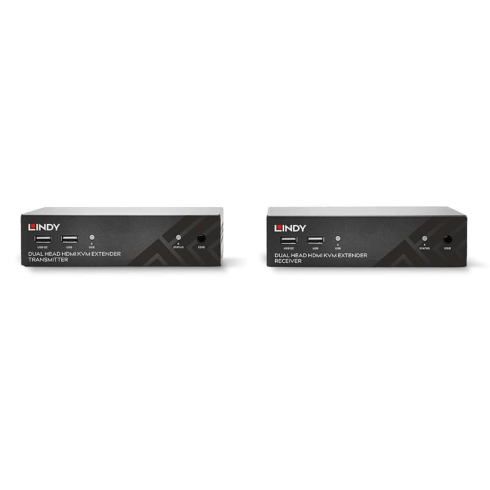 Lindy 100m Cat.6 Dual Head HDMI, USB and RS-232 Extender - Image 3