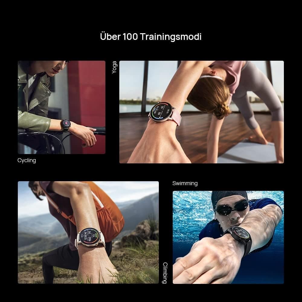 Huawei Watch GT 3 46mm Smartwatch, Bluetooth Calling, SpO2, Heart Rate Monitor – Black - Image 3