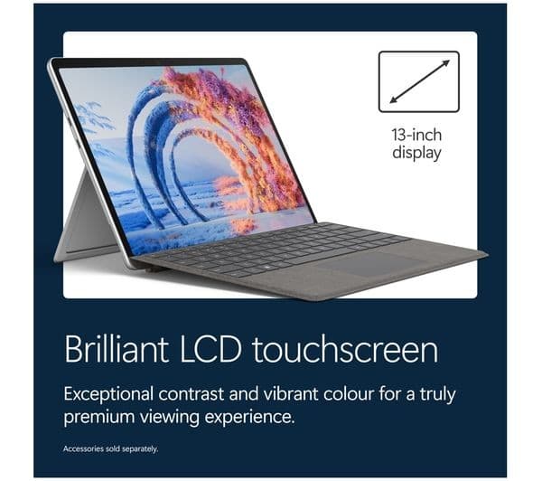 Microsoft Surface Pro 13" Copilot+ PC with keyboard  Snapdragon X2 Plus 256GB - Platinum - Image 4