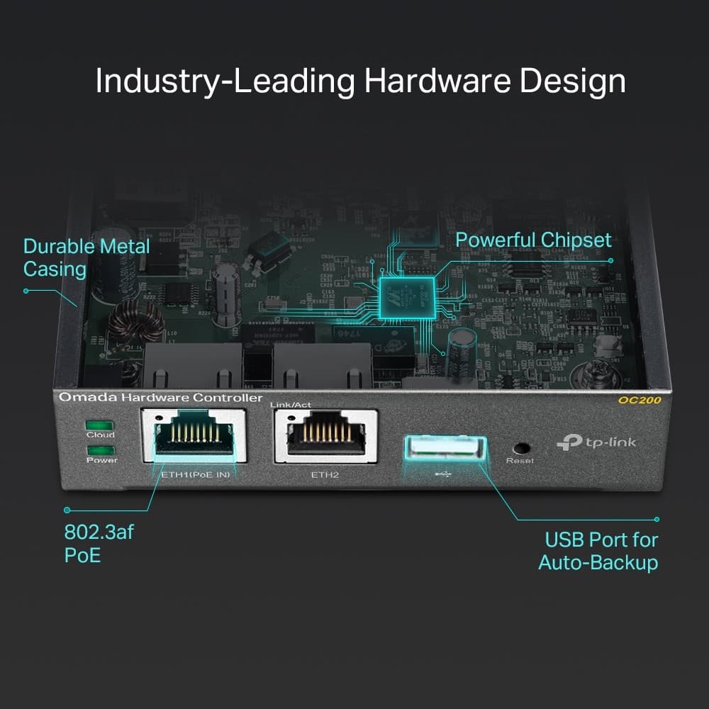 TP-LINK OC200 Web-based management 2 x Gigabit Ethernet RJ45 Gateways/Controller - Image 5
