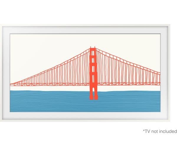 SAMSUNG Modern 55" Customisable Frame Bezel - White - Image 1