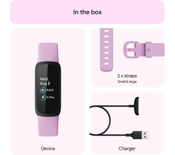 Fitbit Inspire 3 Fitness Tracker - Lilac Bliss - Image 5