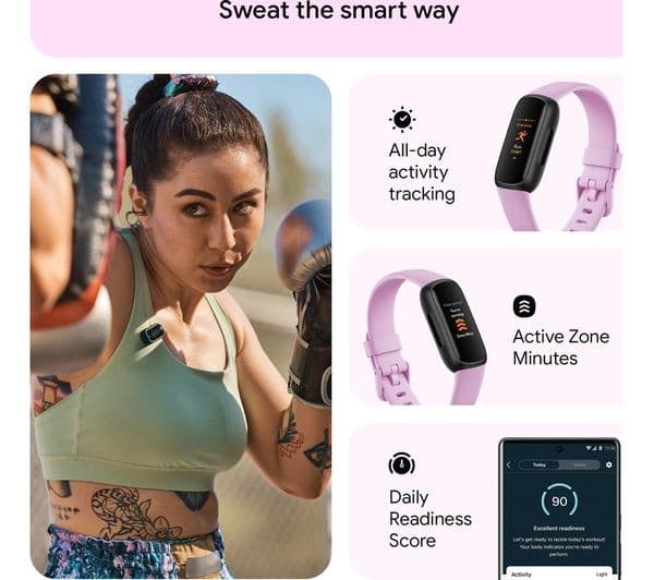 Fitbit Inspire 3 Fitness Tracker - Lilac Bliss - Image 7