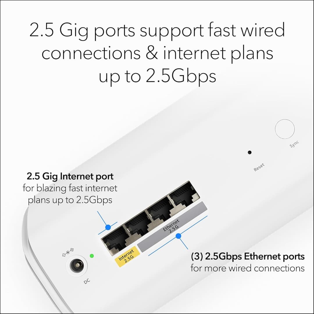 Netgear Orbi 770 WiFi 7 Mesh System White - Image 6