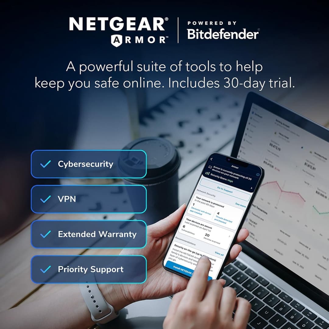 Netgear Orbi 770 WiFi 7 Mesh System White - Image 10