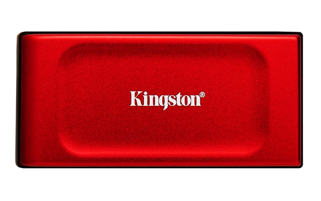 Kingston Technology 1TB XS1000 Red External USB 3.2 Gen 2 Portable Solid State Drive - Image 1