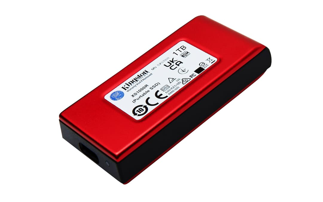 Kingston Technology 1TB XS1000 Red External USB 3.2 Gen 2 Portable Solid State Drive - Image 4