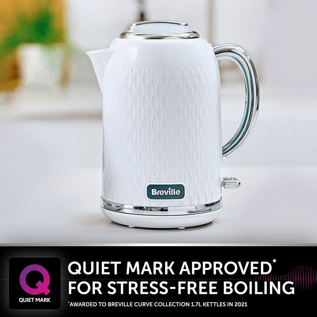 Breville VKT117 Curve Kettle - White and Chrome - Image 3