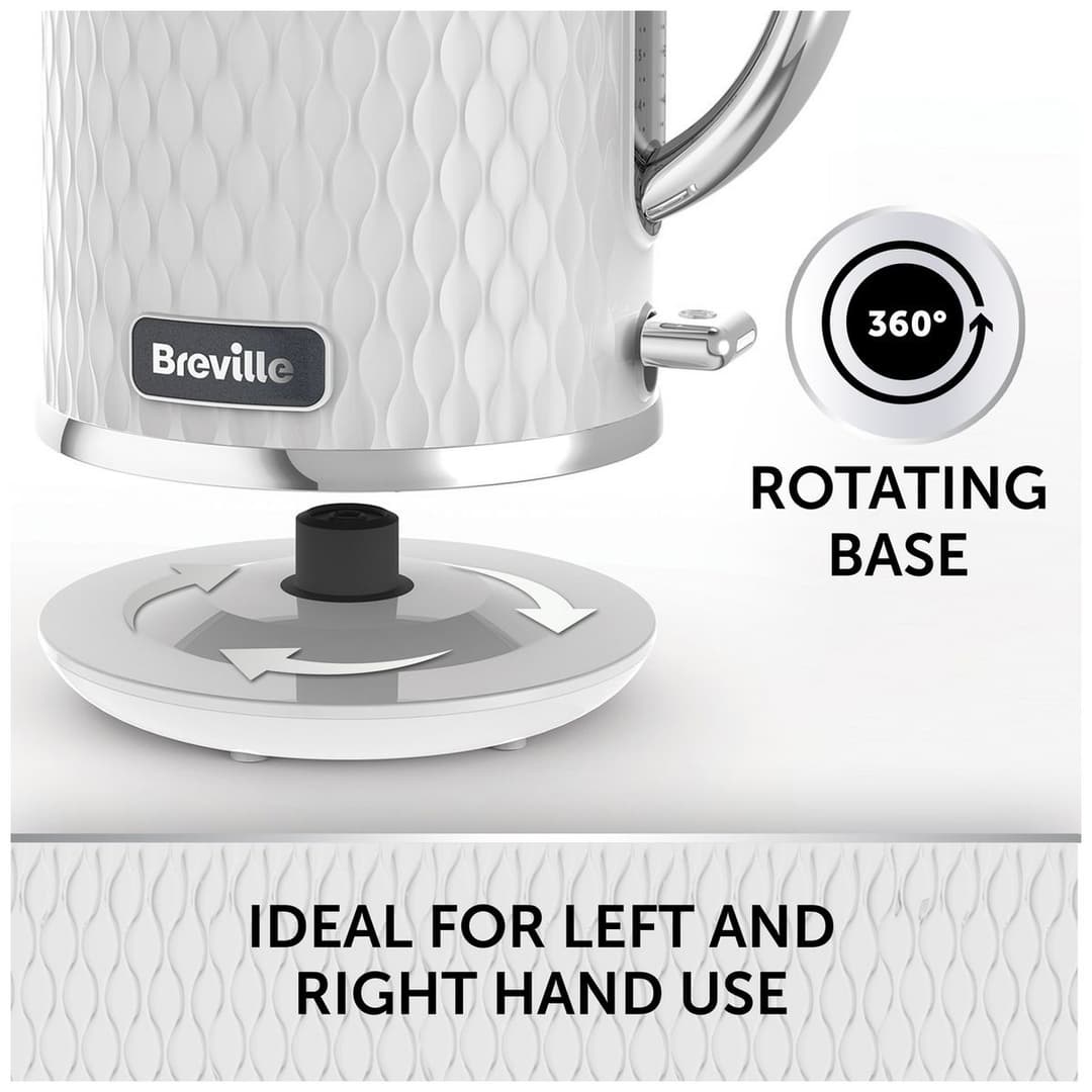 Breville VKT117 Curve Kettle - White and Chrome - Image 5