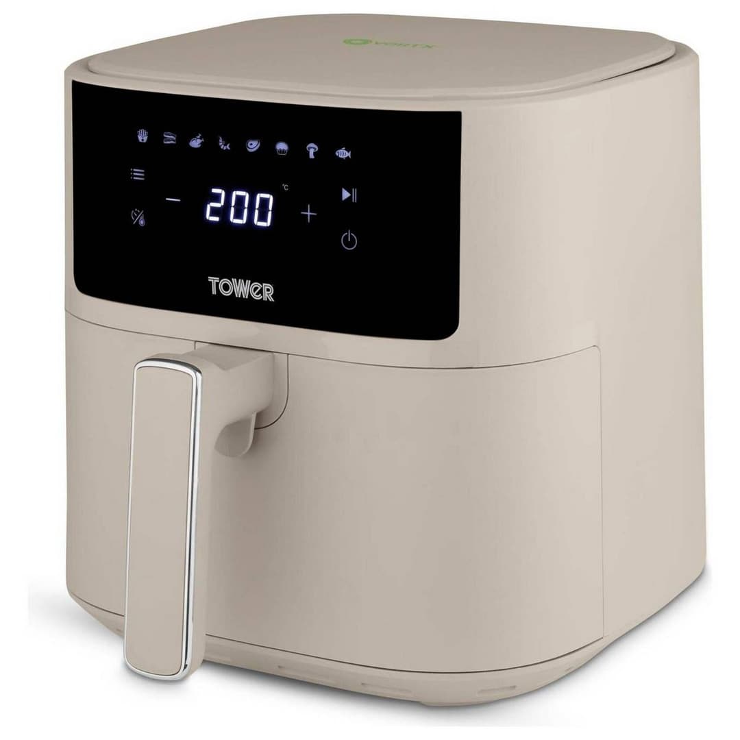 Tower T17169MSH 6L Digital Air Fryer - Latte - Image 1