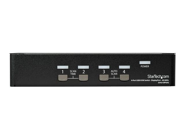 StarTech SV431DPUA2 KVM Switch Black