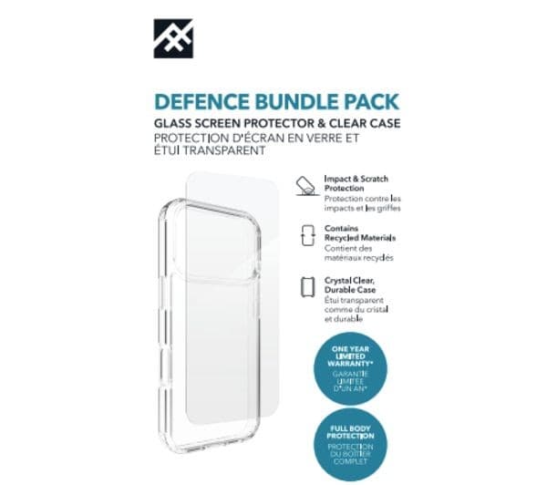 ZAGG Defence iPhone 17 Pro Case & Screen Protector - Image 1