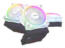 ASUS Prime MR120 ARGB 120mm PWM PC Fan - White 3-Pack thumbnail 2