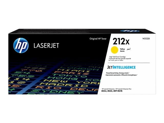 HP 212X High Yield Original LaserJet Toner Cartridge - Yellow - Image 1