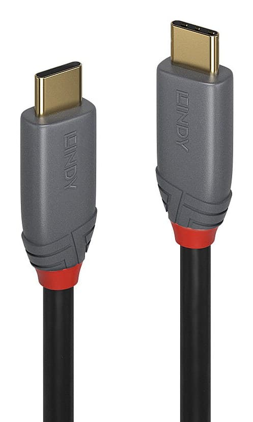 Lindy 36908 USB cable USB 3.2 Gen 2 (3.1 Gen 2) 5 m USB C 10 Gbit/s 100 W Black - Image 1