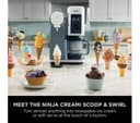 Ninja CREAMi Scoop & Swirl NC701UK 13-in-1 Ice Cream and Soft Serve Maker - Silver thumbnail 2