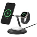 Belkin 3 in 1 MagSafe Compatible Qi2 Wireless Charger -Black thumbnail 1