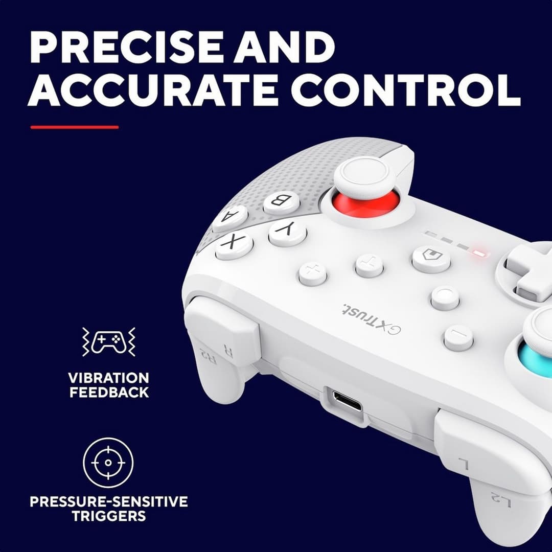 Trust Muta Nintendo Switch 2 Wired Controller - White - Image 9