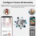 Mobitel 8010 4G Senior Mobile Phone Flip Design Loud Speaker Charging Dock Red thumbnail 7