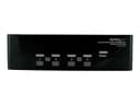 StarTech SV431DDVDUA KVM Switch 4-Port Black thumbnail 1