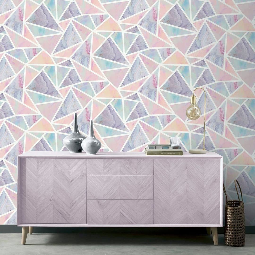 Arthouse Pastel Geo Multi Wallpaper - Image 2