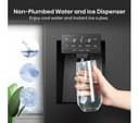 HISENSE PureFlat RQ760N4SBFE American-Style Smart Fridge Freezer - Black Stainless Steel thumbnail 9