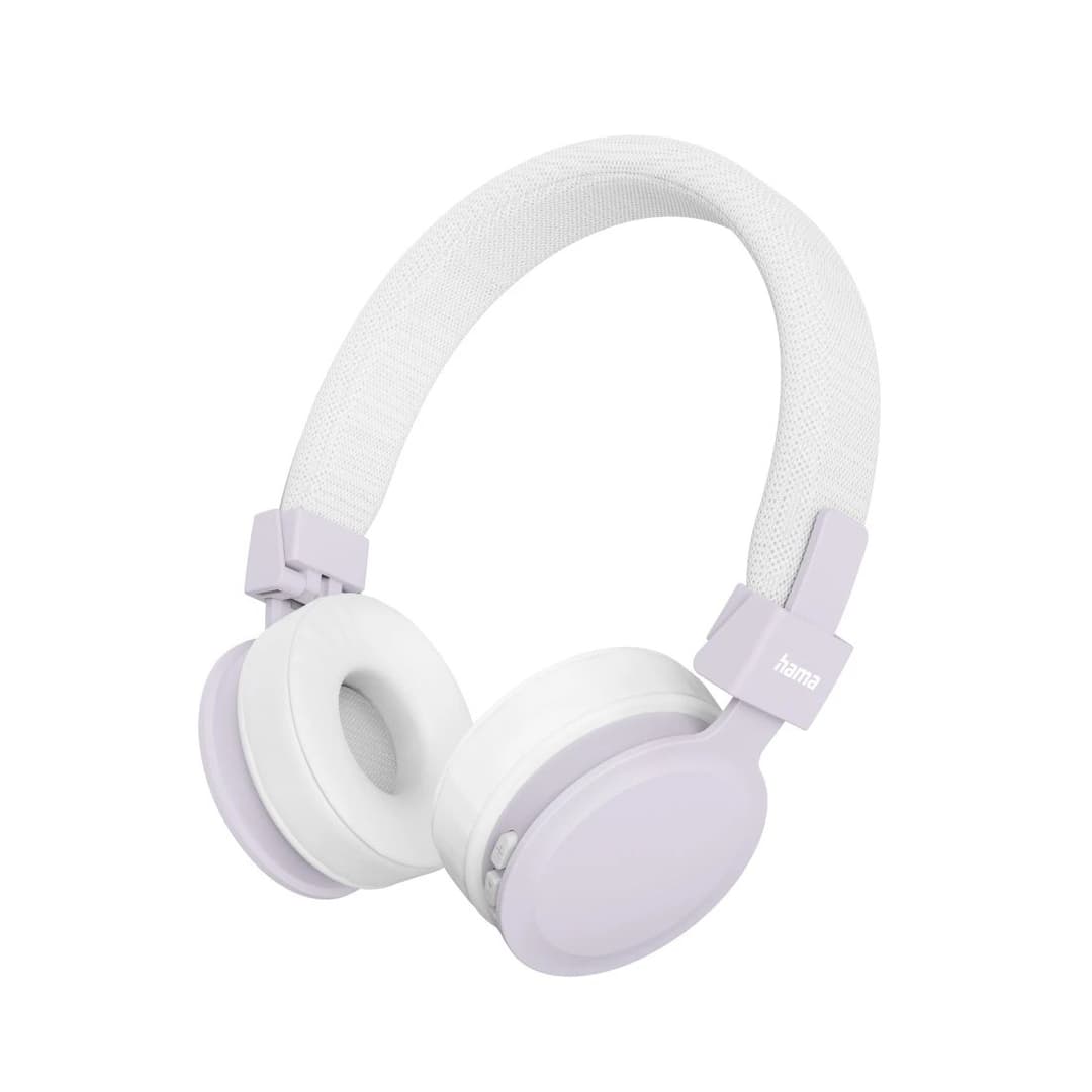 Hama Freedom Lit III Wireless Bluetooth On-Ear Headset with Microphone, USB-C - Lilac/White - Image 2