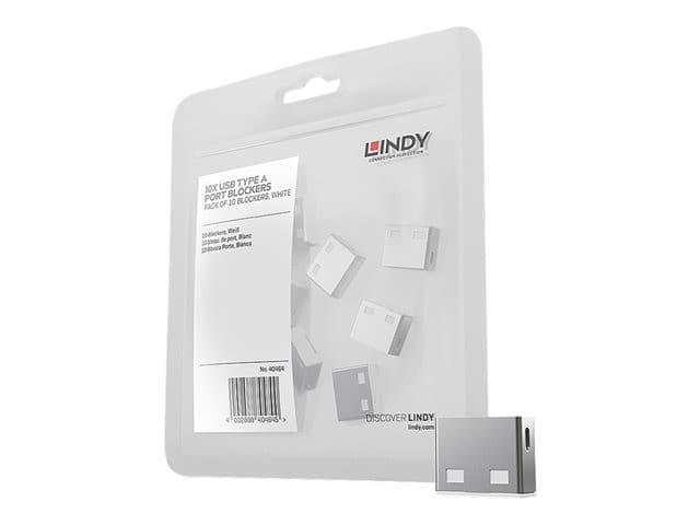Lindy USB Port Blocker White - Image 7