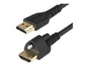 StarTech HDMI Cable with Locking Screw 1m Black thumbnail 2