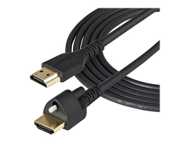 StarTech HDMI Cable with Locking Screw 1m Black - Image 3
