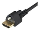 StarTech HDMI Cable with Locking Screw 1m Black thumbnail 4