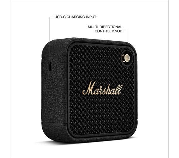 Marshall Willen II Bluetooth Speaker Black & Brass - Image 7