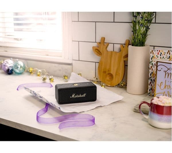 Marshall Emberton II Bluetooth Speaker Black & Brass - Image 3