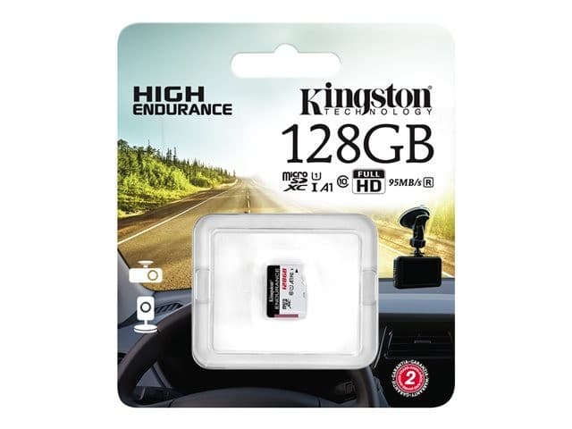 Kingston High Endurance microSD Memory Card UHS-I U1 A1 - 128GB - Image 2