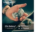 Sony LinkBuds Fit (WF-LS910N) Wireless Noise-Cancelling Earbuds - White thumbnail 7