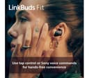 Sony LinkBuds Fit (WF-LS910N) Wireless Noise-Cancelling Earbuds - White thumbnail 9