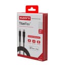 TitanFlex USB-C to Lightning Braided Fast Charging Cable 1.2M Black thumbnail 4