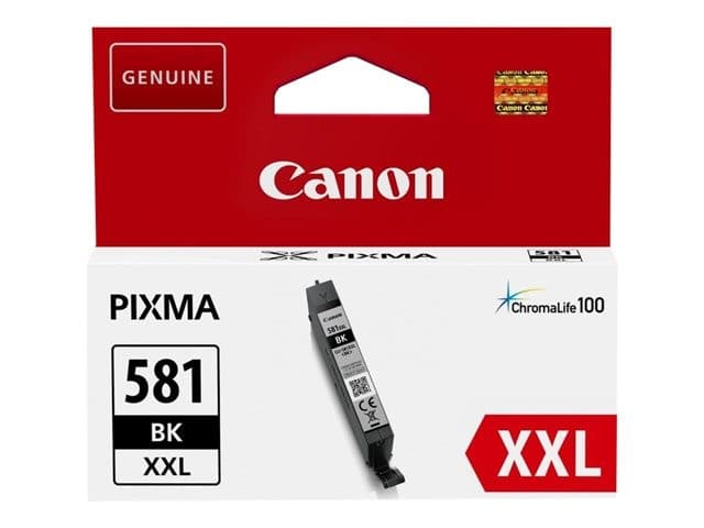 Canon CLI-581BK XXL - XXL size - black - original - ink tank - Image 1