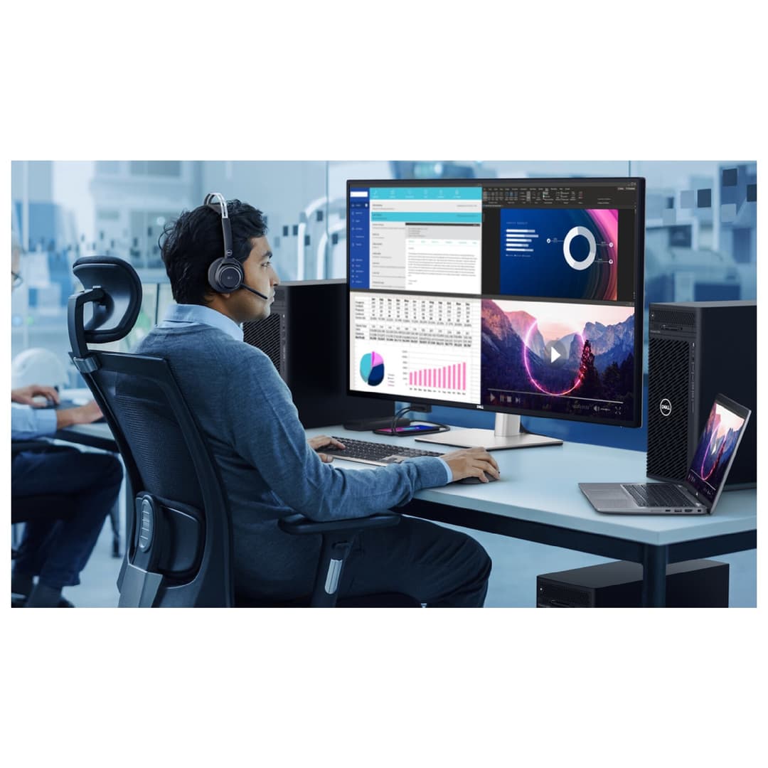 Dell UltraSharp U4323QE 43" 4K UHD IPS USB-C Height Adjustable Monitor with Speakers - Image 3