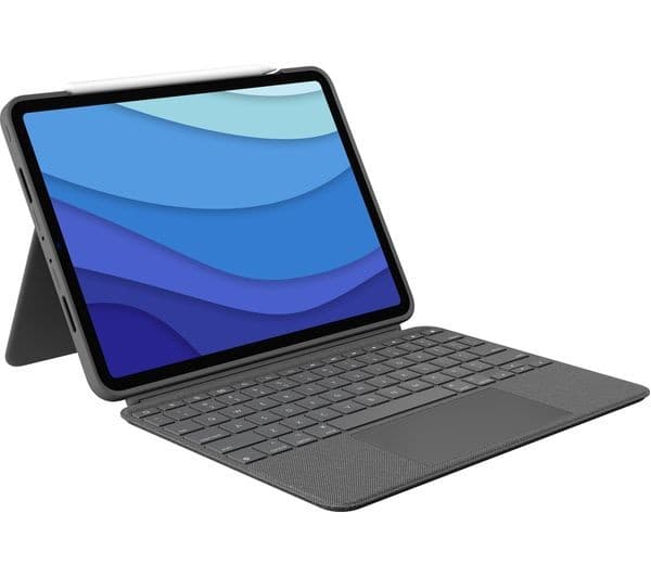 LOGITECH Combo Touch iPad Pro 11" Keyboard Folio Case - Grey