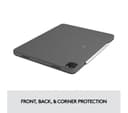 LOGITECH Combo Touch iPad Pro 11" Keyboard Folio Case - Grey thumbnail 3