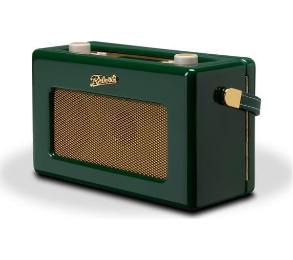 ROBERTS Revival iStream 2 Portable DAB+/FM Smart Retro Clock Radio - Windsor Green - Image 1