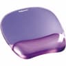 Fellowes Gel Crystals Mouse Pad with Wrist Rest  7.87 x 9.18  Purple