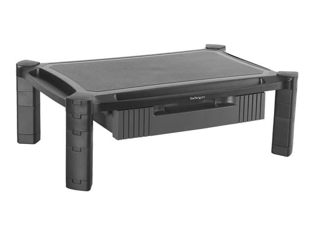 StarTech Adjustable Monitor Riser Large Black - Image 1