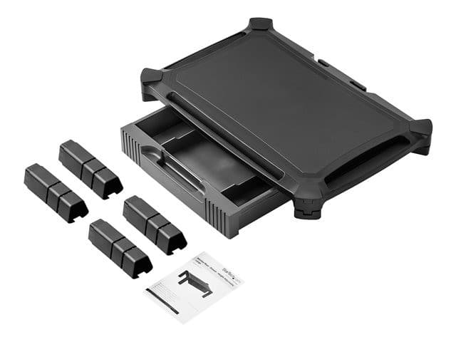 StarTech Adjustable Monitor Riser Large Black - Image 2