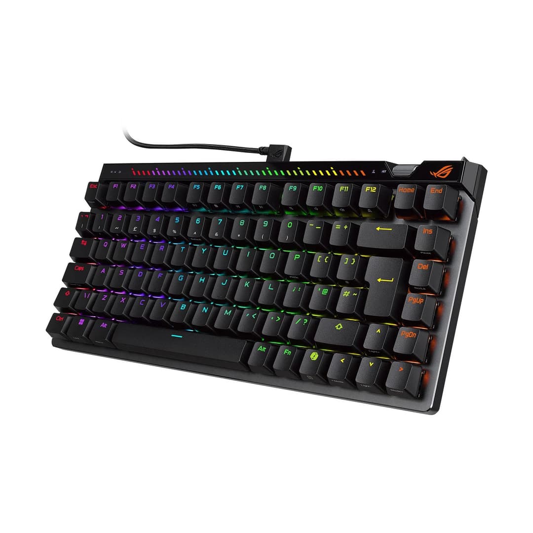 ASUS ROG Falchion Ace 75 HE RGB Wired Gaming Keyboard UK Layout - Black - Image 2