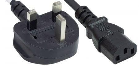 Power Cord/Cable, Uk 3-Pin