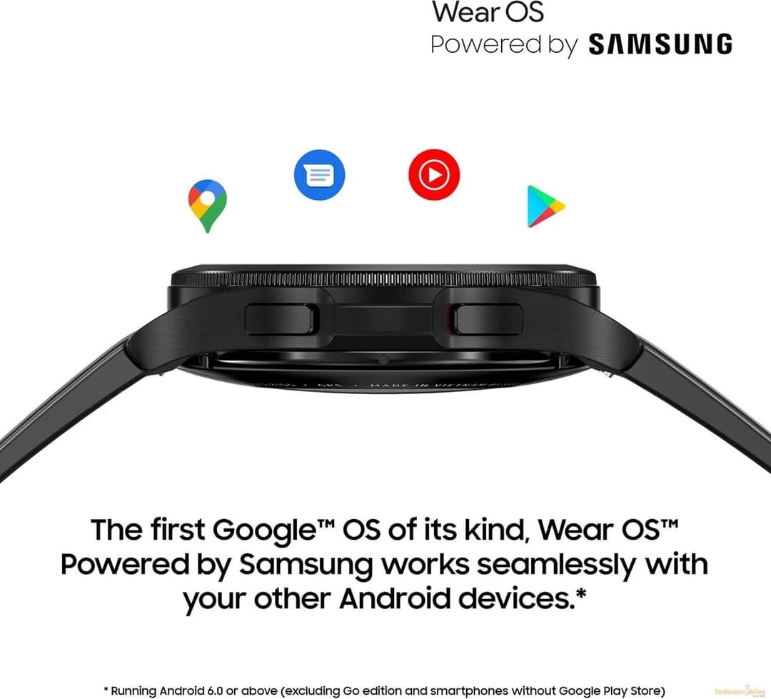 Samsung Galaxy Watch4 Classic 46mm 4G LTE Smart Watch, Rotating Bezel, 3 Year Ma - Image 3