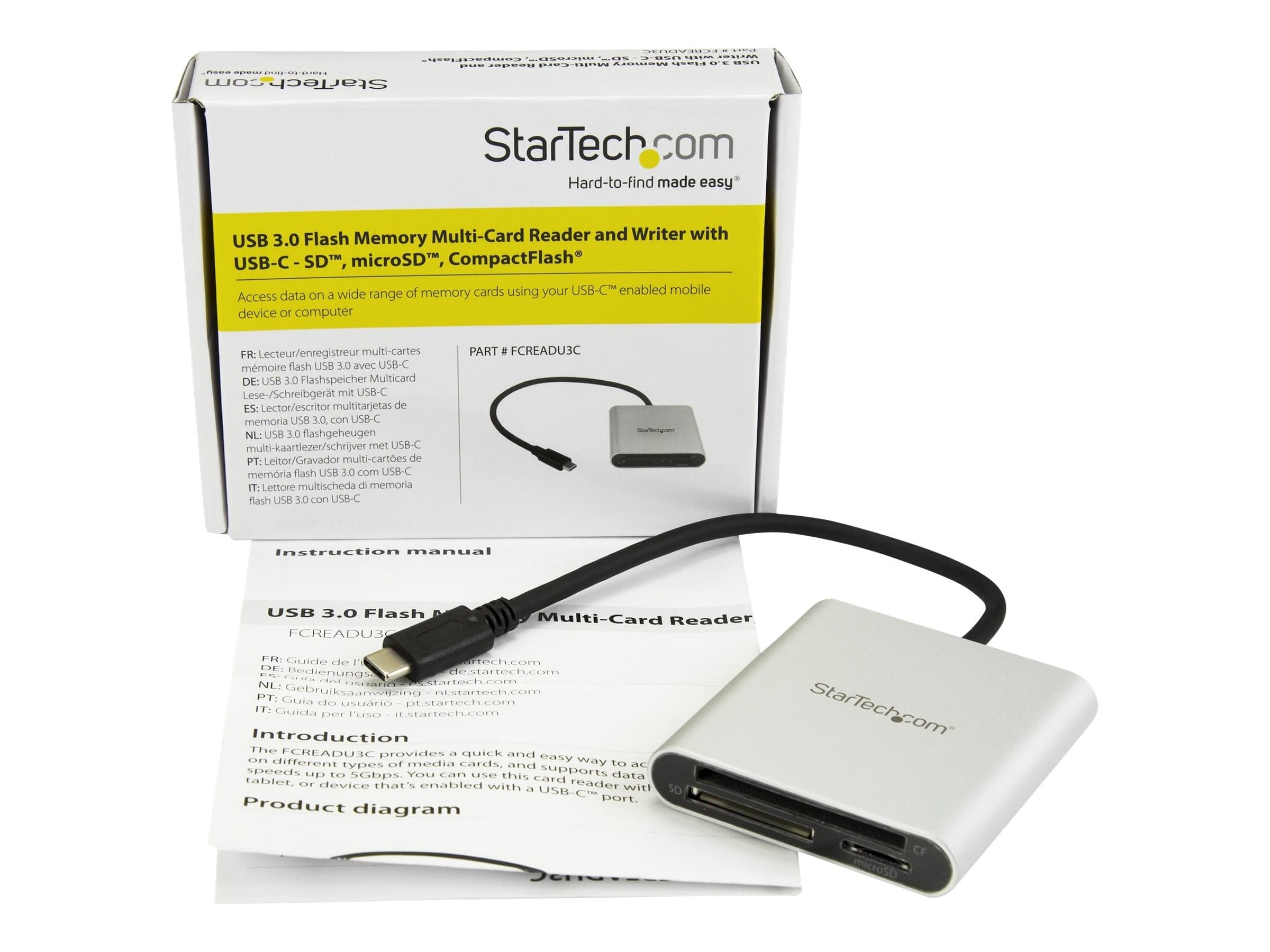 StarTech FCREADU3C Card Reader USB 3.0